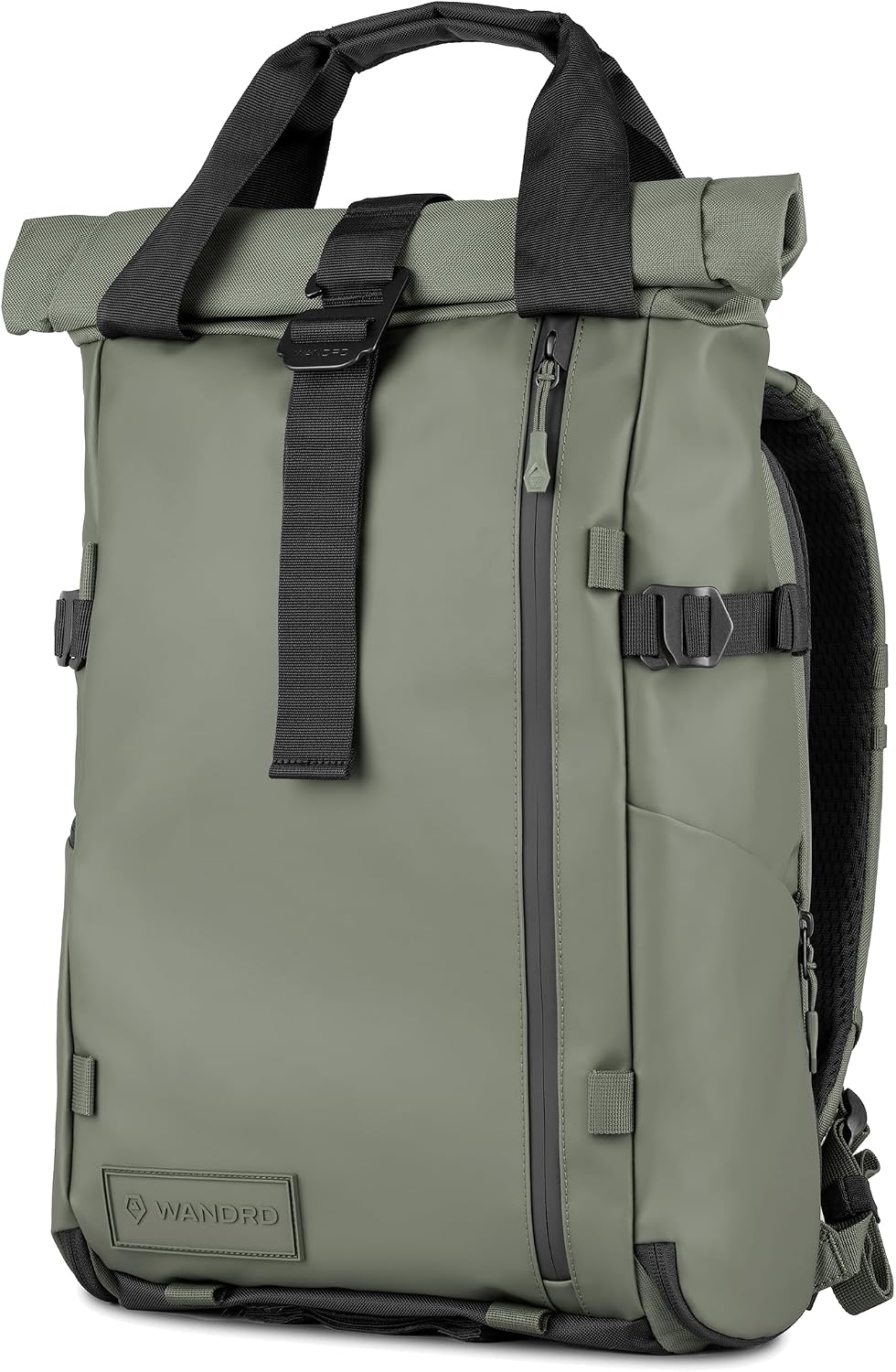 WANDRD PRVKE Rolltop 21L V4 Camera Backpack – Expandable Weatherproof Travel Bag with Laptop Sleeve and Clamshell Opening