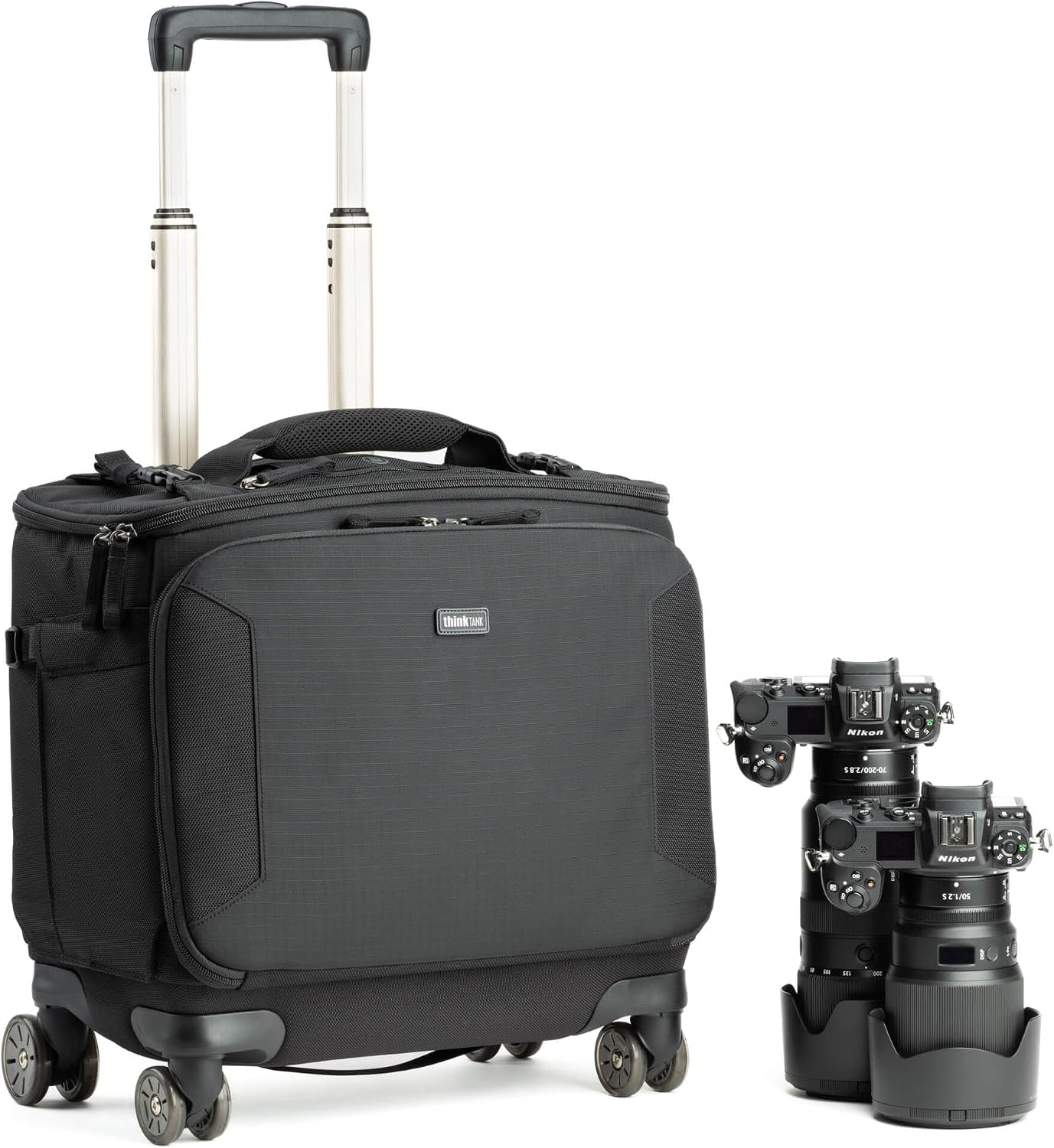 Think Tank Airport Navigator V2, 4 Spinner Wheel Rolling Carry-On Case for Camera, Photography and Video Equipment for Travel