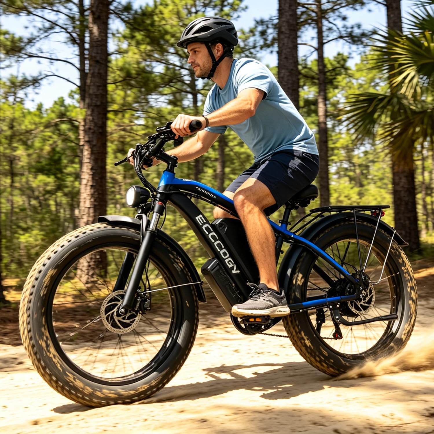 Dual Motor Electric Bikes for Adults, 6000W Peak Ebike, 52V 32Ah, Max 40-45 M P H &100 Miles E-Bike, Hydraulic Disc Brake, 26' Fat Tire Off Road Snow Mountain E-Bikes, 7-Speed Pedal Assist
