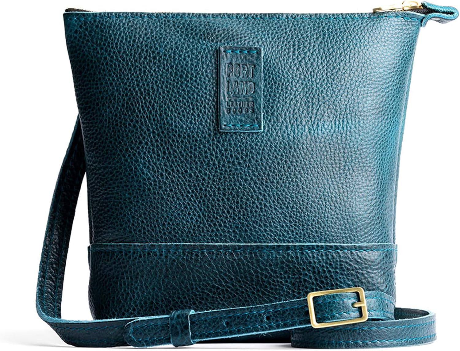Portland Leather Goods Festival Bag – Lightweight Leather Crossbody Purse – Handmade from the Finest Full-Grain Hides