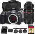Canon EOS R8 Mirrorless Camera | 24.2MP Full Frame Sensor 4K 60p Video | Compact Lightweight Hybrid Camera for Travel and Content (5803C002) + Canon RF 24-105mm Lens + 64GB Card + Bag