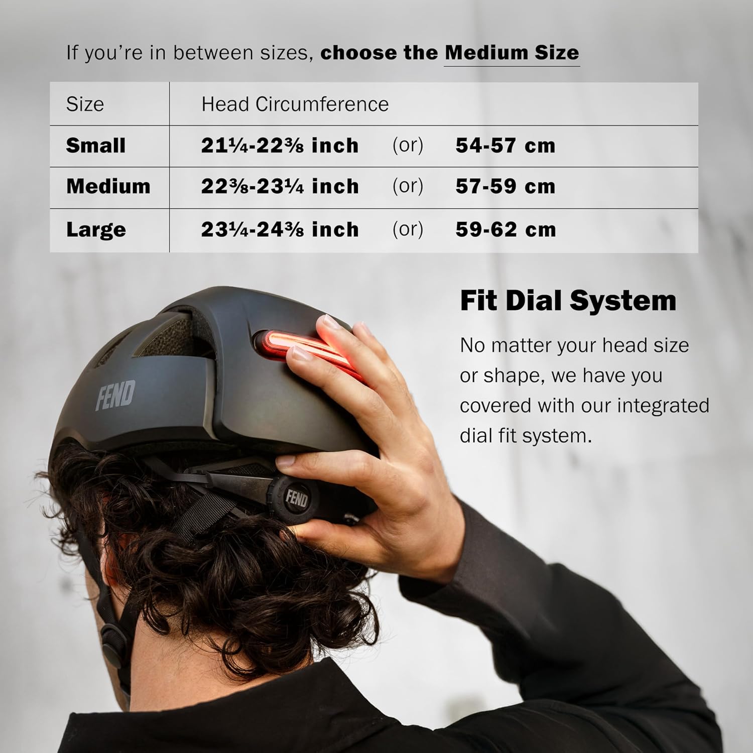 FEND Super Plus Folding Bike Helmet with Lights – Patented Smart-Fold 50% Compact Design, Ultra-Bright USB-C Front & Rear LEDs, CPSC/EN1078 Certified, for Adults, Commuters, E-Bikes, Scooters
