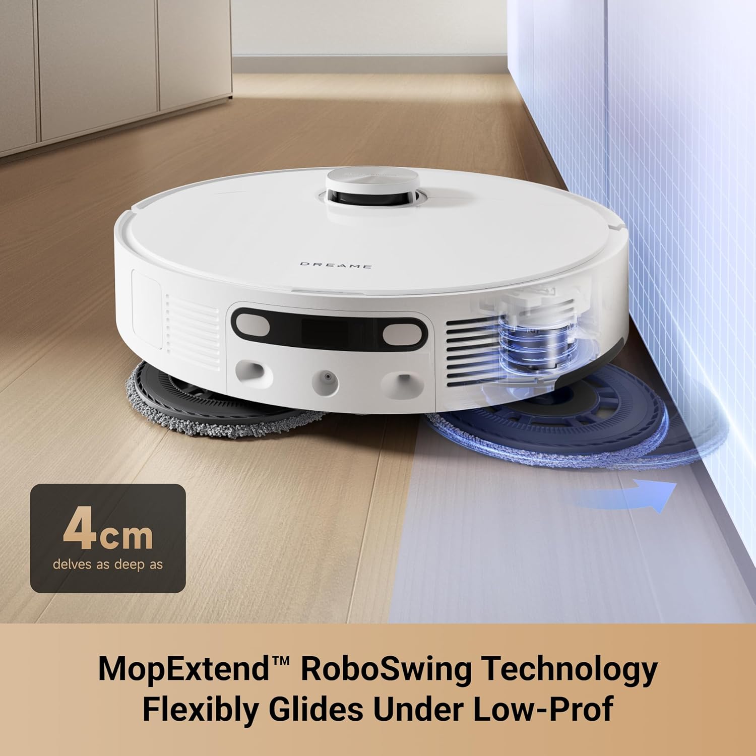 DREAME L10s Ultra Gen 2 Robot Vacuum and Mop, 10,000Pa, MopExtend Tech,75 Days Auto-Empty, Mop Self-Washing&Drying, Smart Obstacle Avoid, Carpet Cleaning (Renewed)