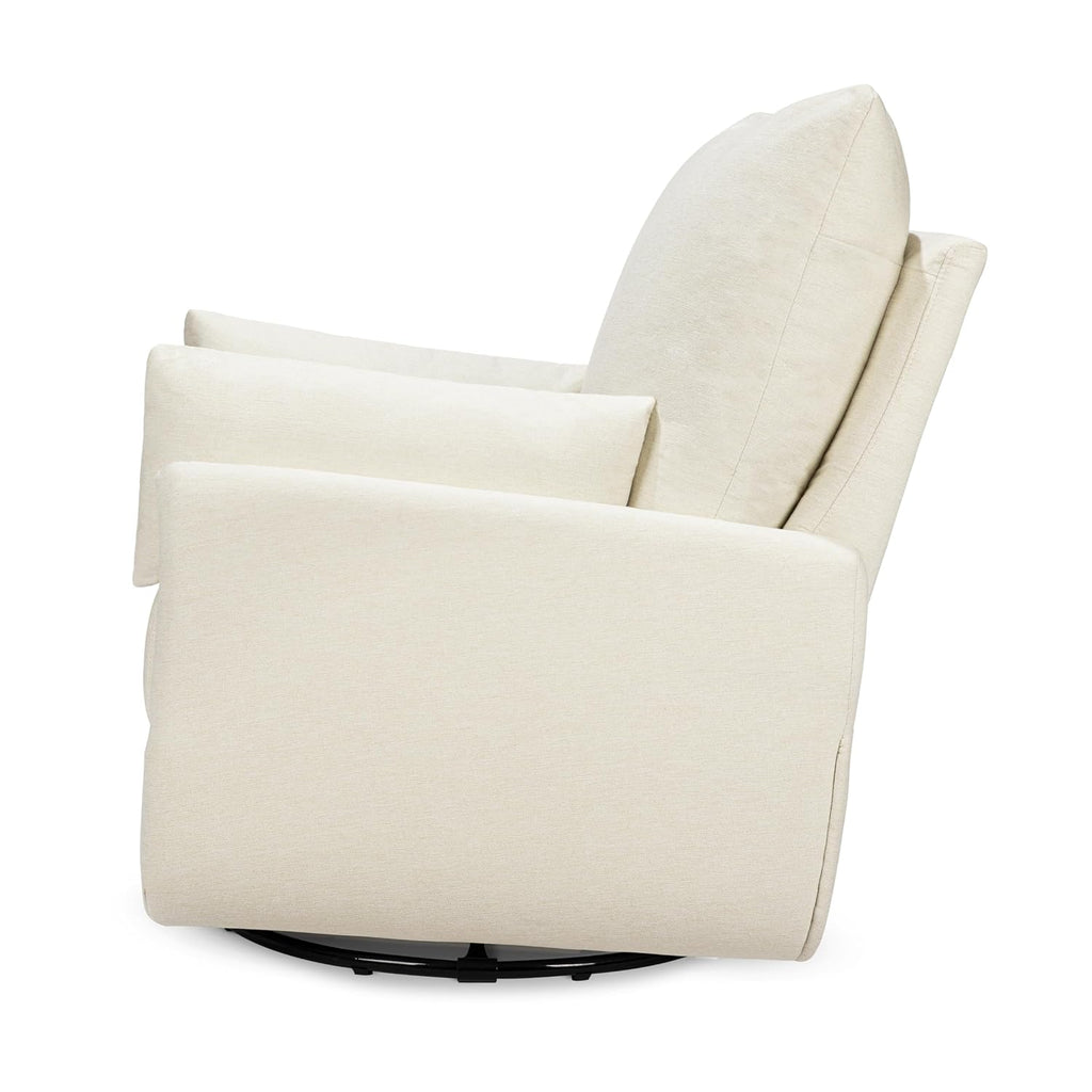 Davinci Juno Swivel Glider in Vanilla, Greenguard Gold & CertiPUR-US Certified
