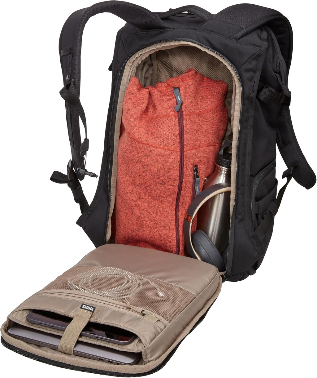 Thule Covert Camera Backpack 24L, Modular Internal Organization, Fits 14' Laptop & 11' Tablet, Includes Padded Shoulder Bag
