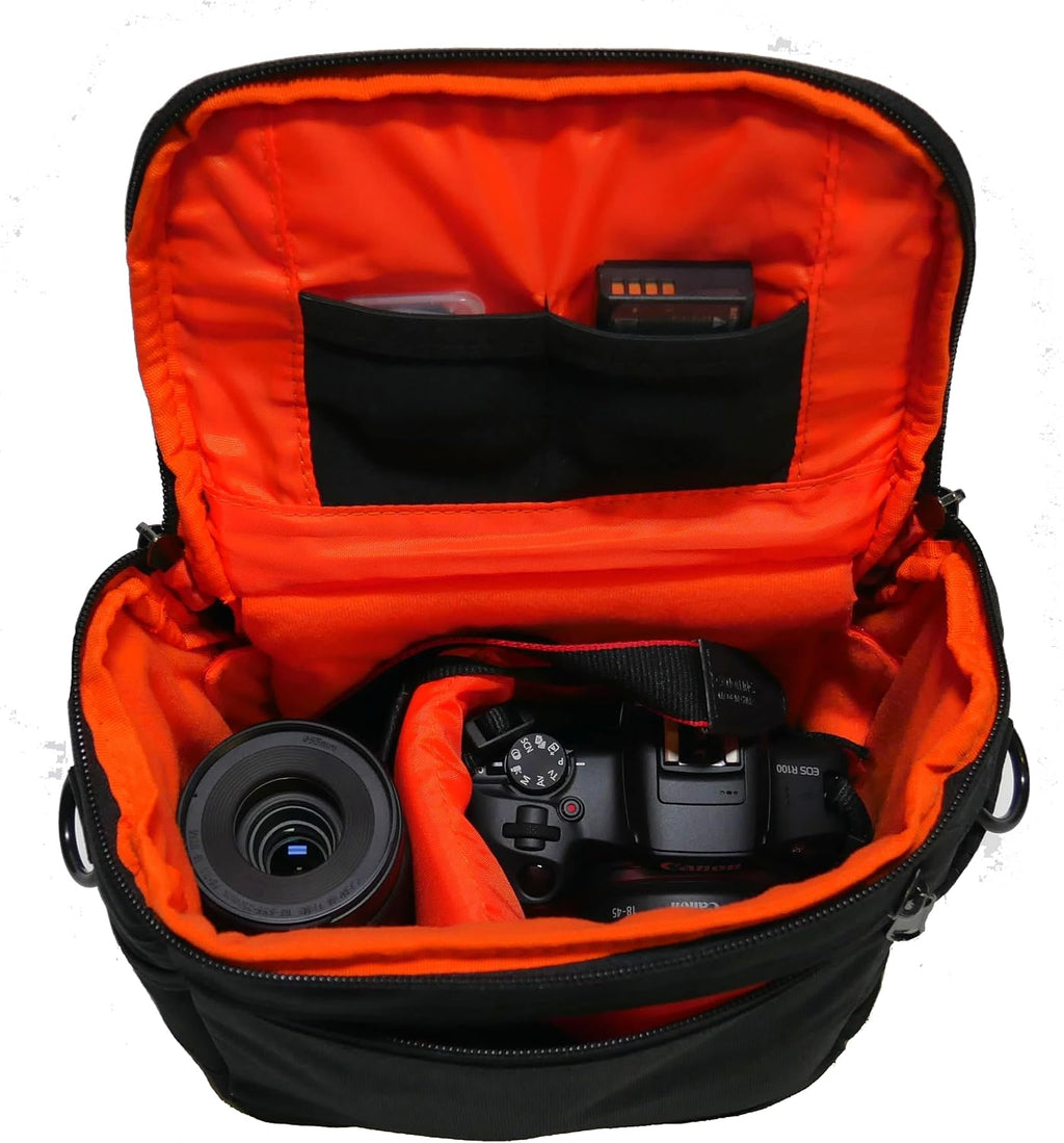 Sony Alpha a6100 Mirrorless Digital Camera with 16-50mm f/3.5-5.6 OSS II and 55-210mm Lenses Bundle with 64GB Card + 2 UV Filters + Card Reader + Card Case + Cleaning Kit + Bag + Cloth (9 Items)