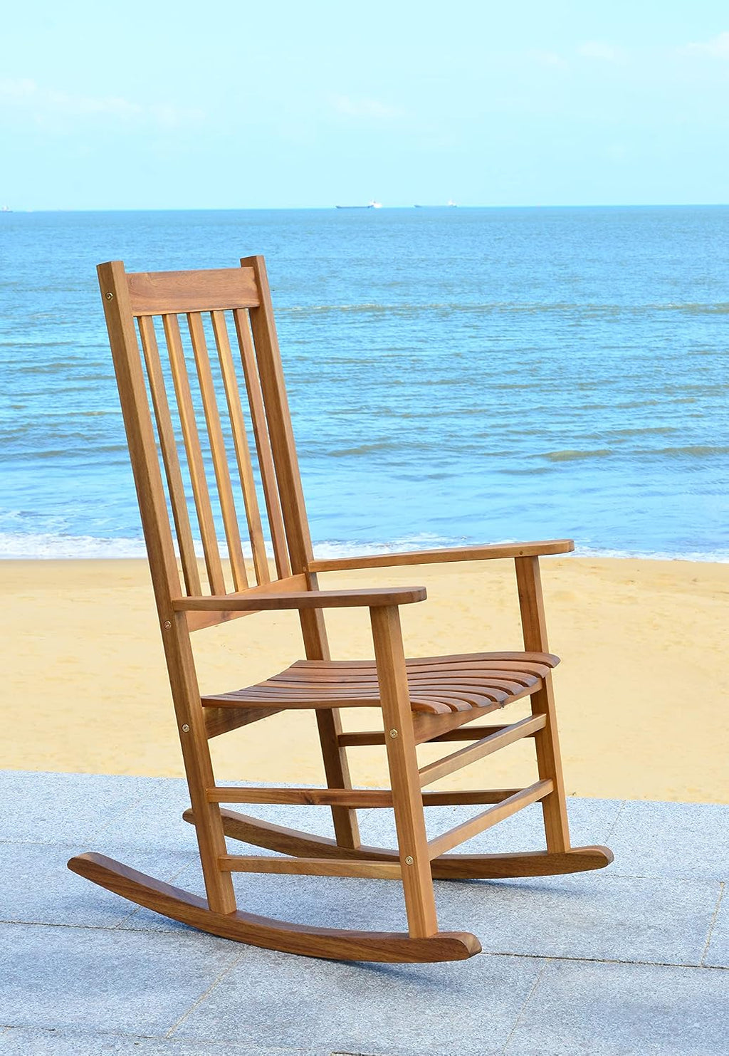 SAFAVIEH Outdoor Living Collection Shasta Rocking Chair
