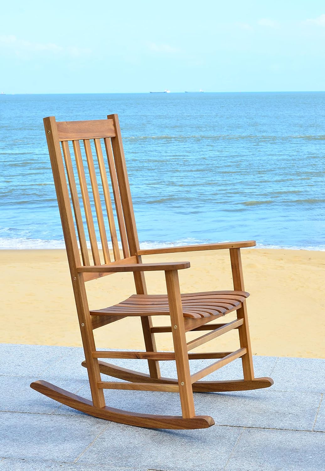 SAFAVIEH Outdoor Living Collection Shasta Rocking Chair