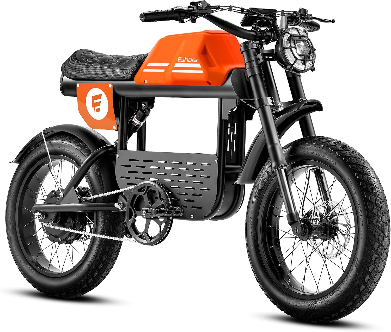 FT01 1700W Electric Dirt Bike 36MPH with 48V 30Ah, 135MM Front Fork & Dual Disc Hydraulic Brakes, 90Miles Long Range Electric Bike, 20' Fat Tire electric motorcycle for adults, electric scooter
