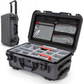 NANUK 935 Pro Photo Kit – Waterproof Travel Camera Hard Case with Padded Dividers and Wheels, 22' x 14' x 9' - Dustproof and Impact Resistant, Airline Carry-On Approved – Graphite