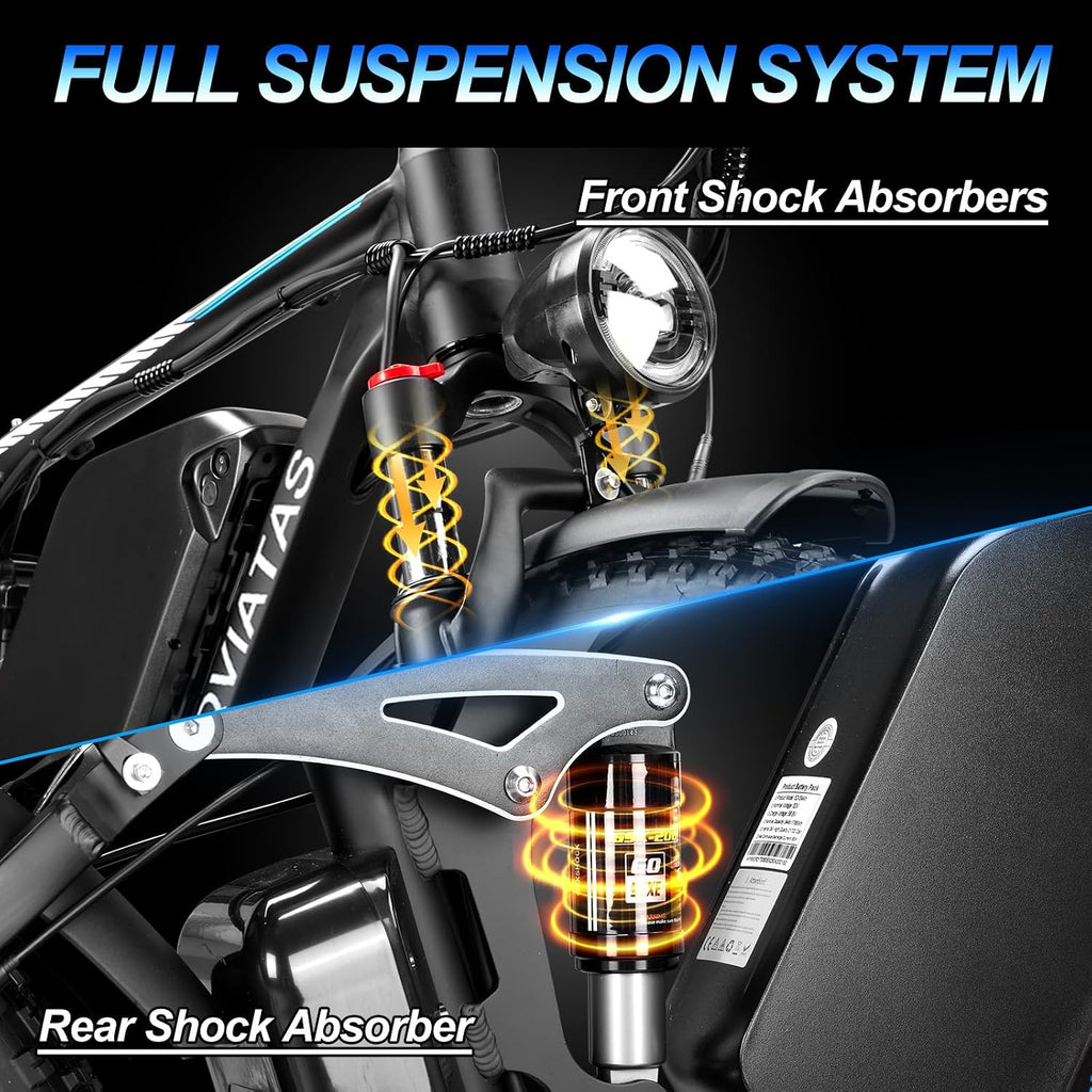 9000W-Peak-Dual-Motor-Ebike for Adults-Women,52V 34AH 1768Wh Battery Full Suspension Snow Mountain Bike,47MPH Fast E Bike,24 * 4.0 AWD Off-Road-Fat-Tire-Electric-Bicycle