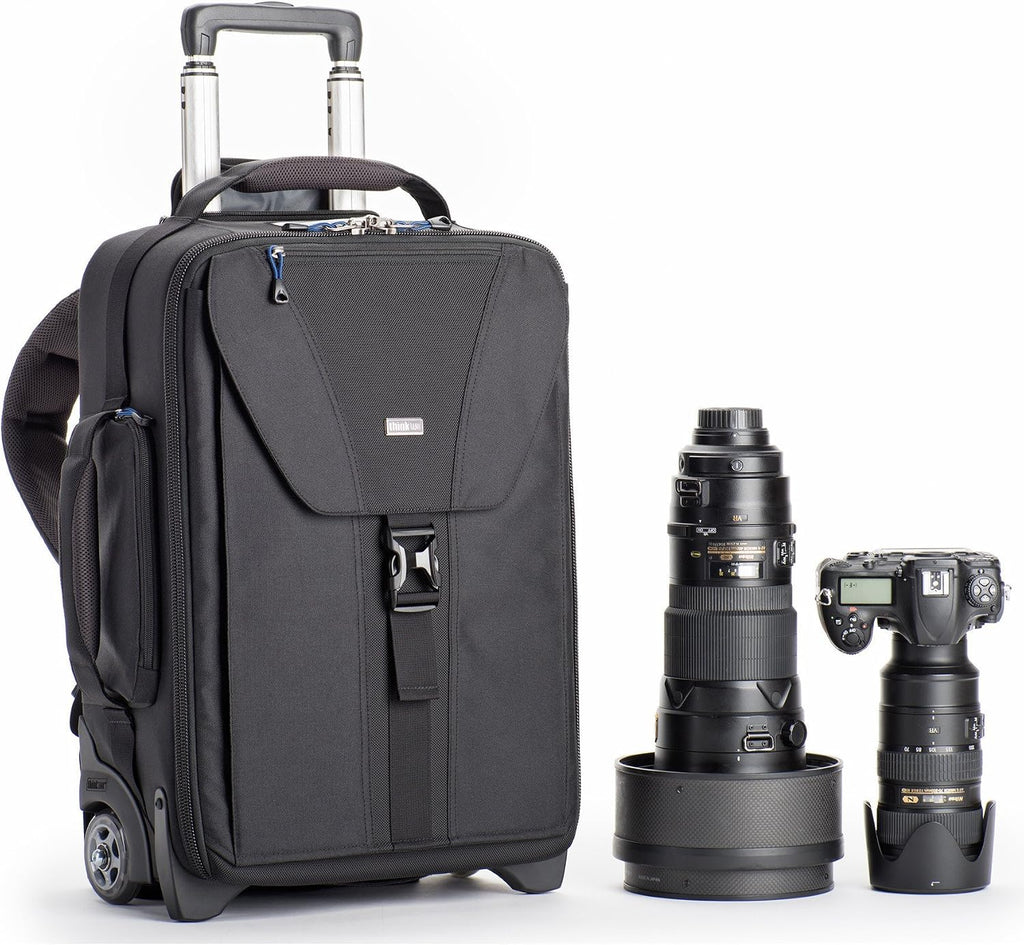Think Tank Airport TakeOff V2 2 Wheel Rolling Carry-On Camera Shoulder Bag for Photography and Video Equipment - Black