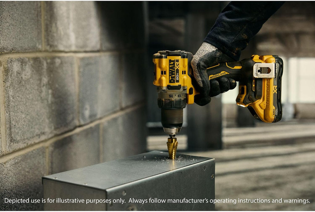 DEWALT 20V MAX XR Brushless Cordless 1/2 in. Drill Driver Kit With DEWALT POWERPACK Batteries and Charger (DCD801QQ2)