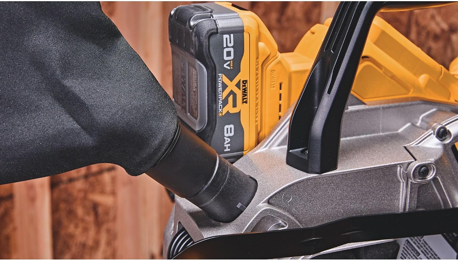 DEWALT 20V MAX XR 10 in. Double Bevel Fixed Miter Saw Kit (DCS714WW1)