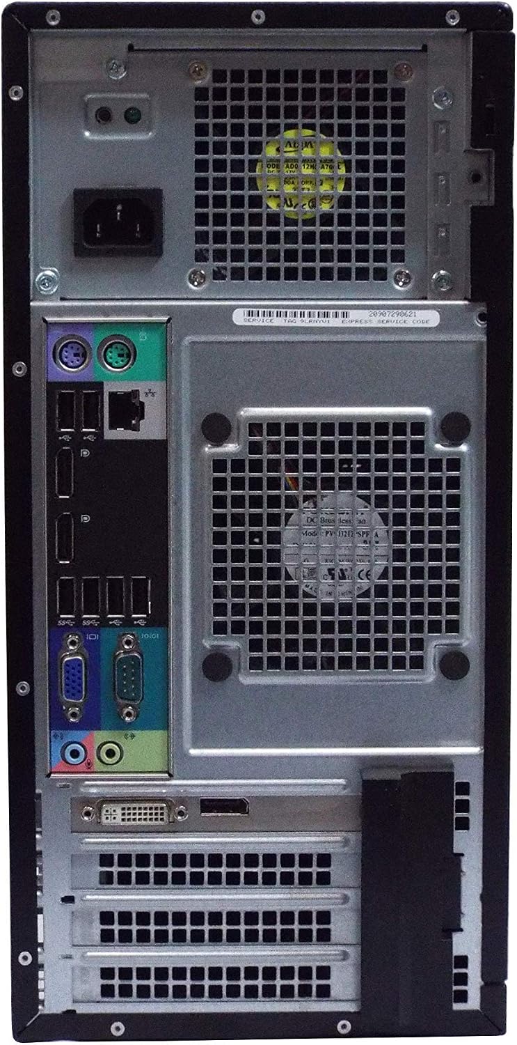 DELL OptiPlex 7010 MT Desktop PC, Intel Core i7-3770 3.4GHz, 8GB DDR3 RAM, 256GB SSD, Win-7 Pro x64 (Renewed)