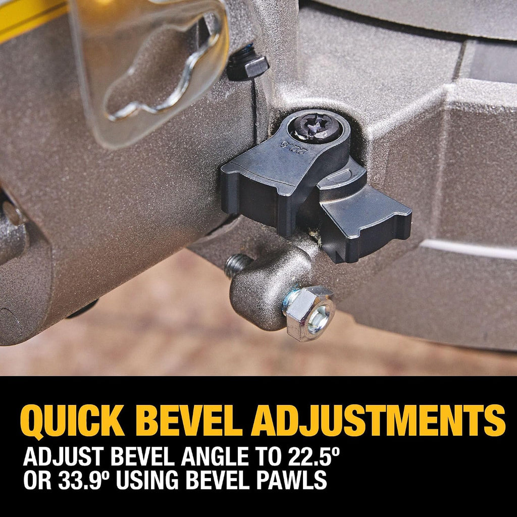 DEWALT 20V MAX XR 12 inch Double Bevel Sliding Miter Saw, Cordless, Tool Only (DCS785B)