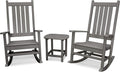 POLYWOOD Vineyard 3-Piece Rocking Set (Slate Grey)