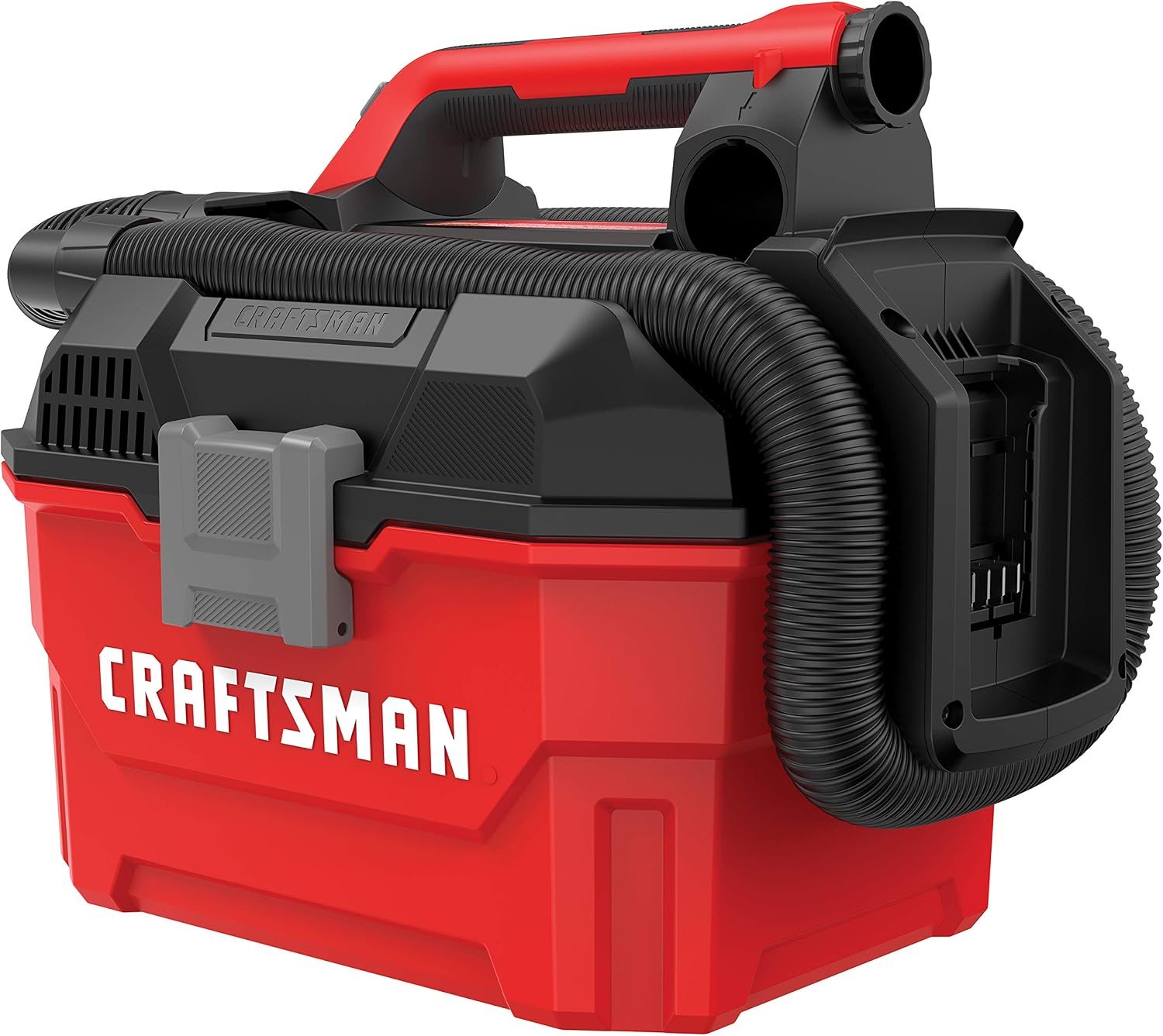 CRAFTSMAN V20 Cordless Vacuum Cleaner, Shop Vac Wet/Dry, 2 Gallon, 7ft Hose, Bare Tool Only (CMCV002B)