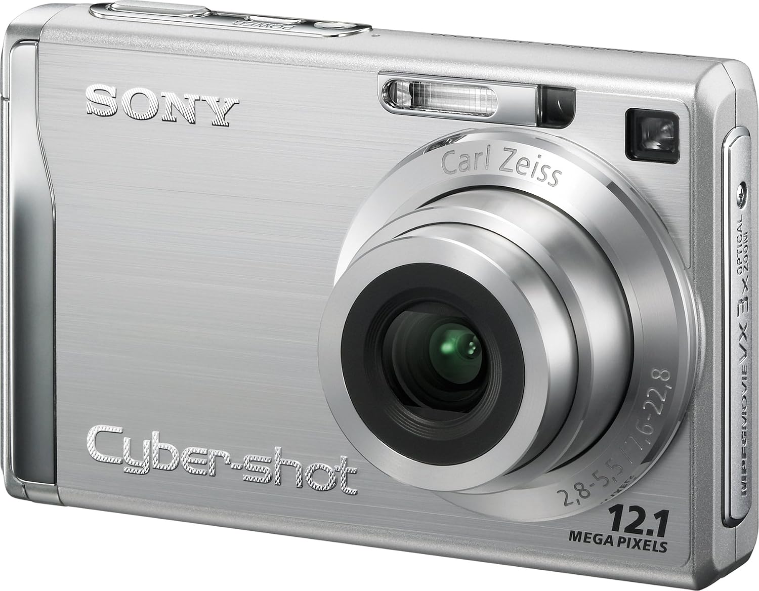 Sony Cybershot DSCW200 12.1MP Digital Camera with 3x Optical Zoom and Super Steady Shot