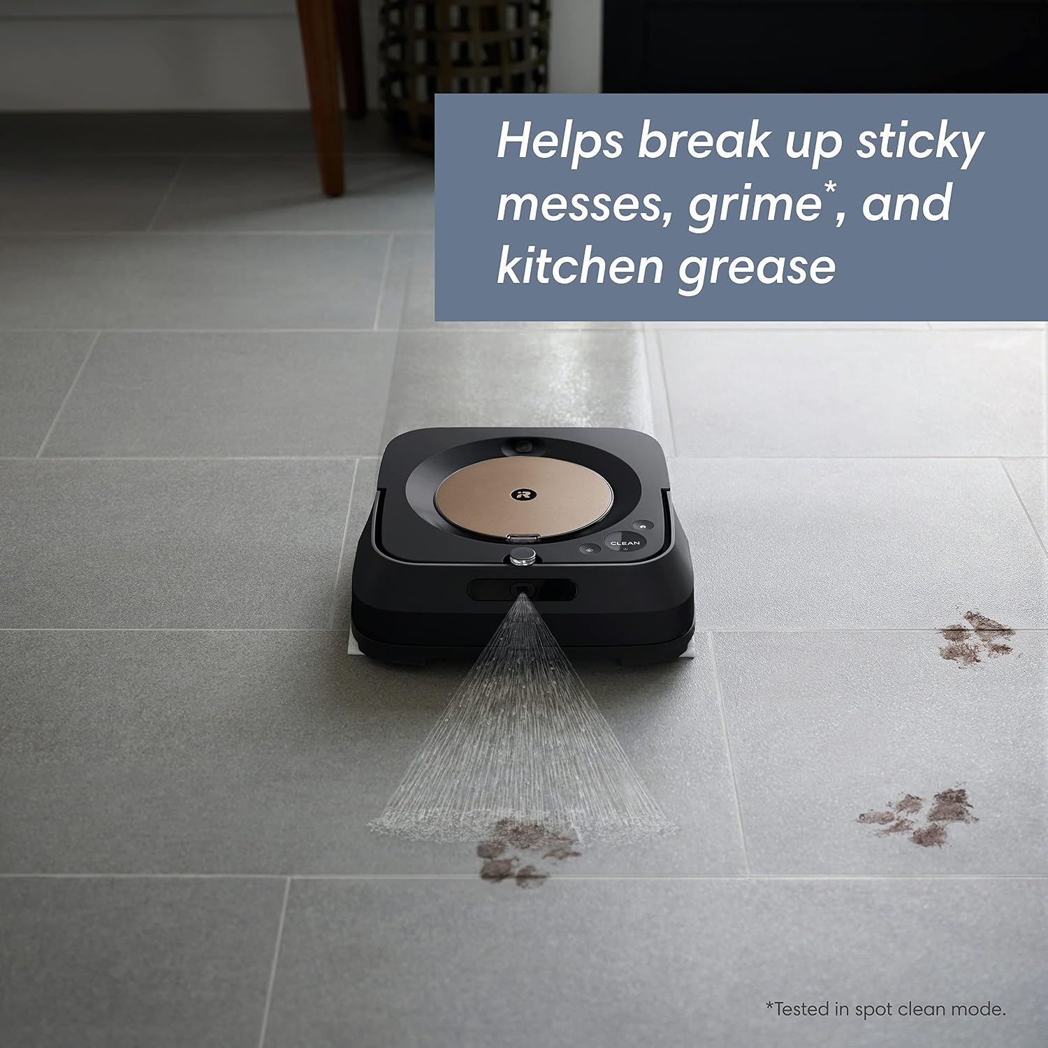 iRobot (Refurbished) Braava Jet m6 (6012) Ultimate Robot Mop- Wi-Fi Connected, Precision Jet Spray, Smart Mapping, Compatible with Alexa, Ideal for Multiple Rooms, Recharges and Resumes (Renewed)