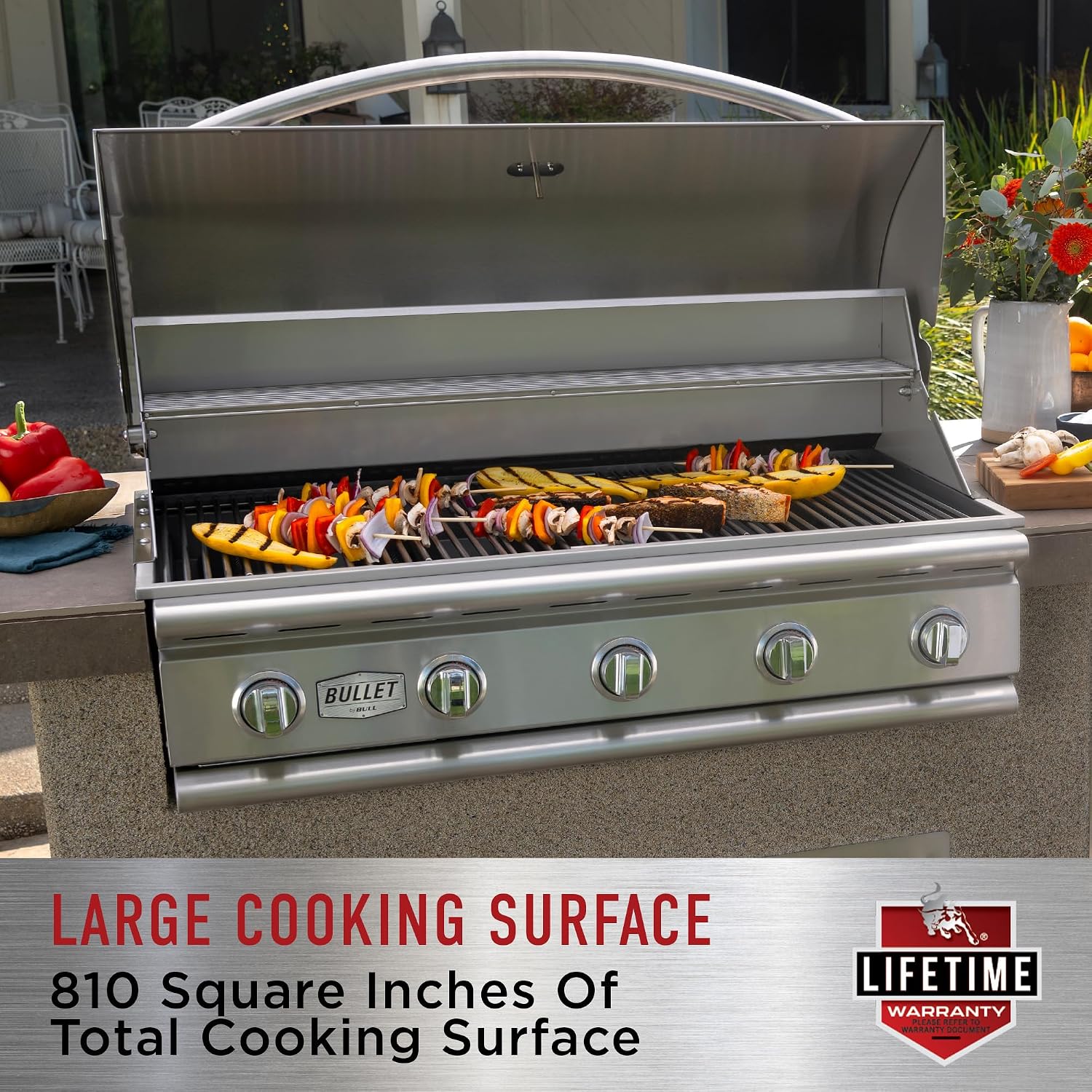 Bull Angus 30-Inch Built-In Grill (BG-47629), Natural Gas