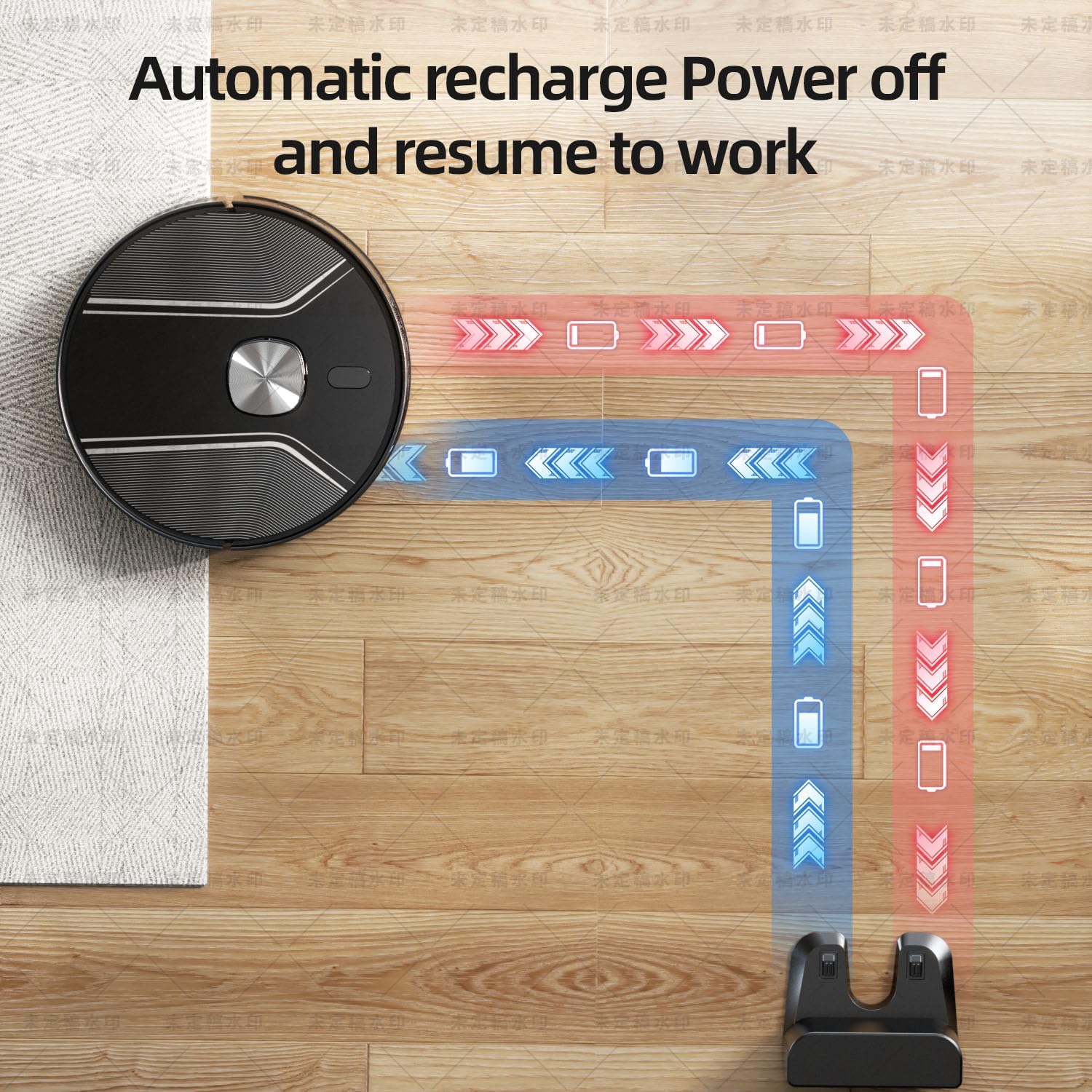 Robot Vacuum and Mop Combo, 5000Pa Suction LiDAR Navigation with APP & Voice Control, Anti-Tangle Brush, Multi-Floor Mapping, No-Go Zones, Quiet Smart Cleaning for Pet Hair, Carpets & Hard Floors