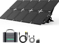 Portable Solar Panel 100W, Monocrystalline 24.8% High Efficiency Foldable Solar Panel, Panel Solar Kit IP65 Waterproof for Camping RV Backpacking Outdoor Use