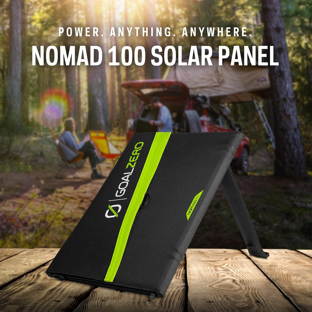 Goal Zero Nomad 100 Watt Monocrystalline Portable Solar Panel