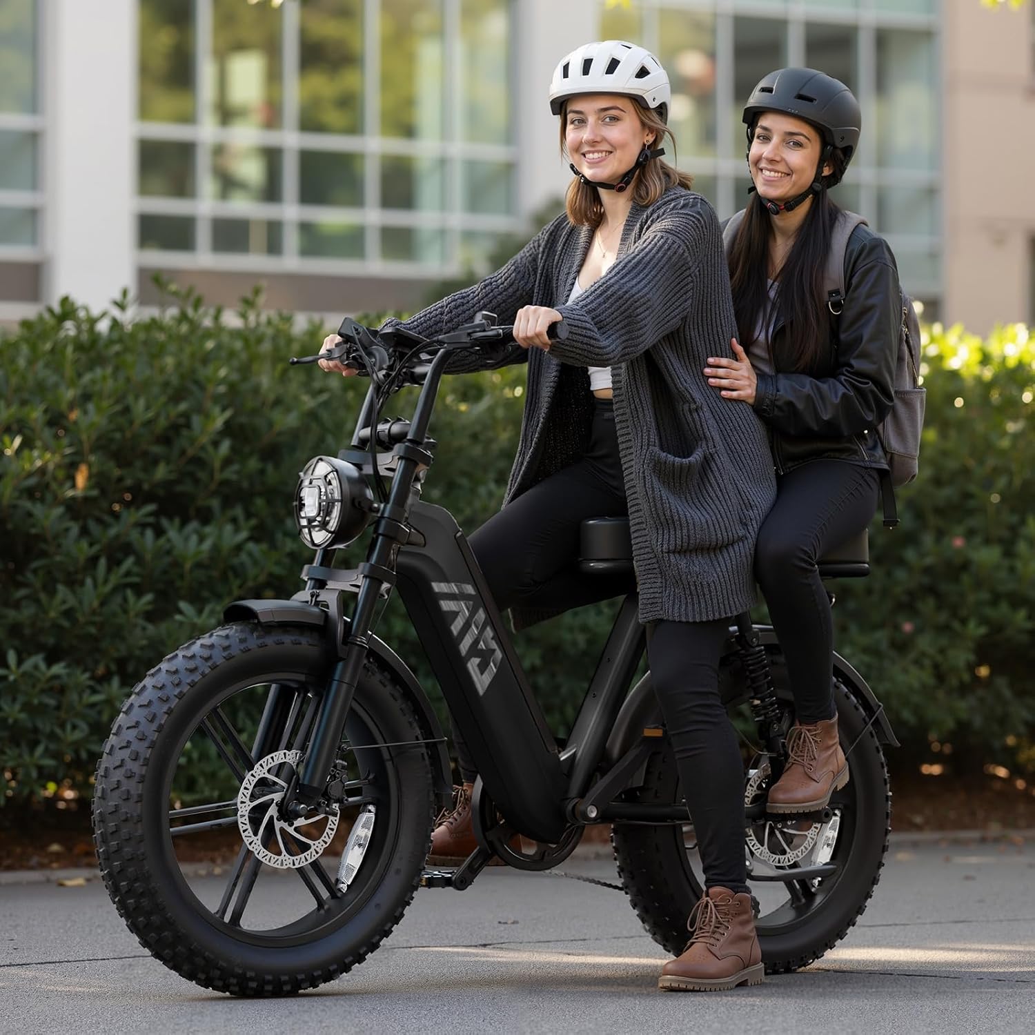 TST Electric Bike for Adults, 1500W Peak Motor 60 Miles Fat Tire Ebike with 48V 15Ah Removable Battery 20' Fat Tire Electric Bike, Full Suspension and 7-Speed