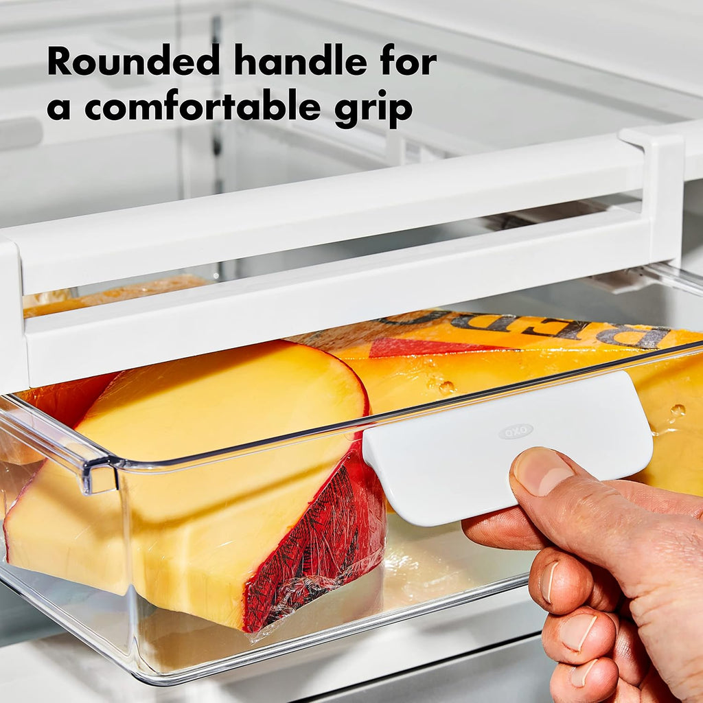 OXO Good Grips Fridge Undershelf Drawer 14 in - for Deli Meat, Cheese, Produce and More (Pack of 4)