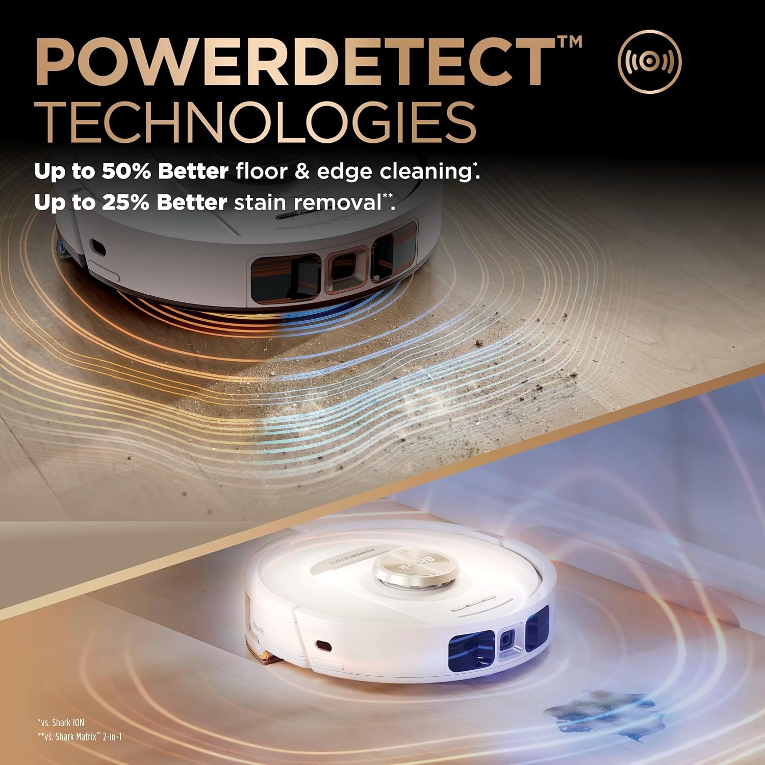 Shark Robot Vacuum & Mop, PowerDetect NeverTouch Pro, Self-Empty, Self-Refill with Self-Clean Pad Wash & Dry, 60-Day Debris Capacity, 30-Day Refill Tank, 5 PowerDetect Technologies, AV2800ZE (Renewed)