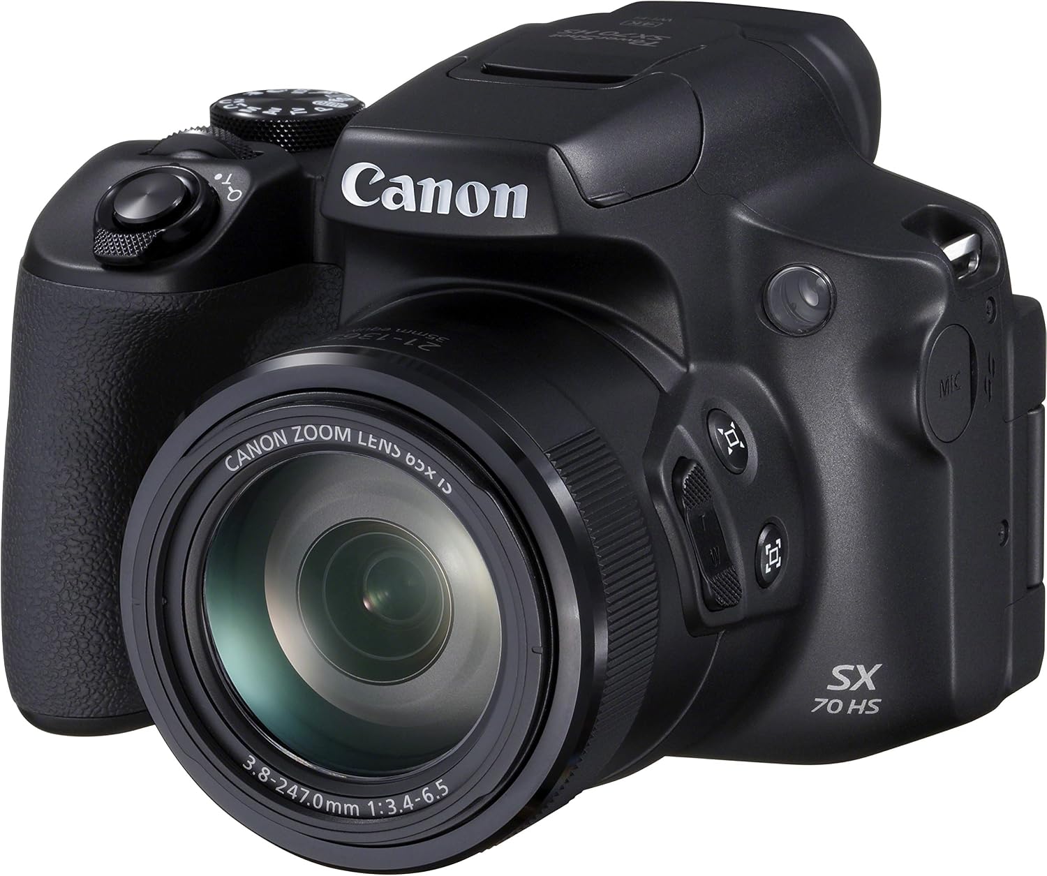 Canon PowerShot SX70 HS 1/2.3' Bridge Camera 20.3 MP CMOS 5184 x 3888 Pixels Black