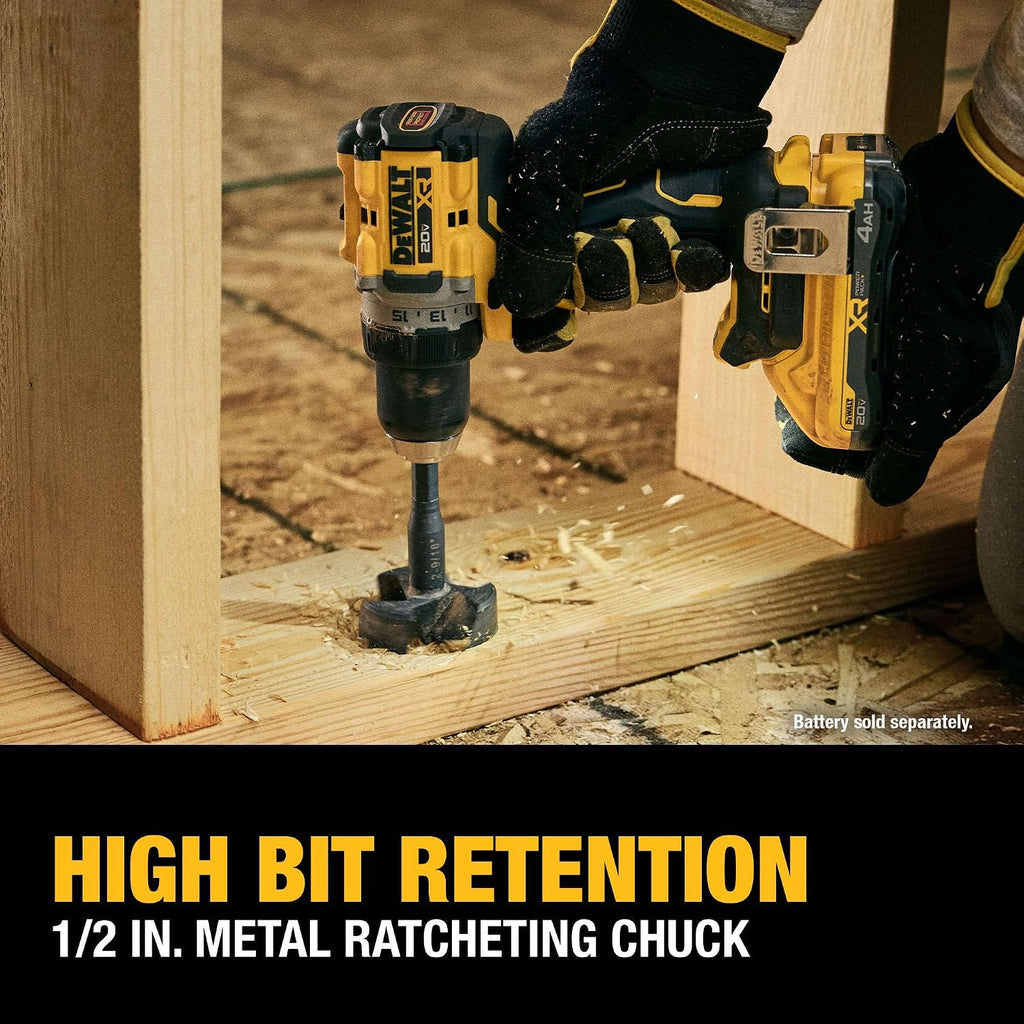 DEWALT 20V MAX XR Brushless Cordless 1/2 in. Drill/Driver (Tool Only) (DCD801B)
