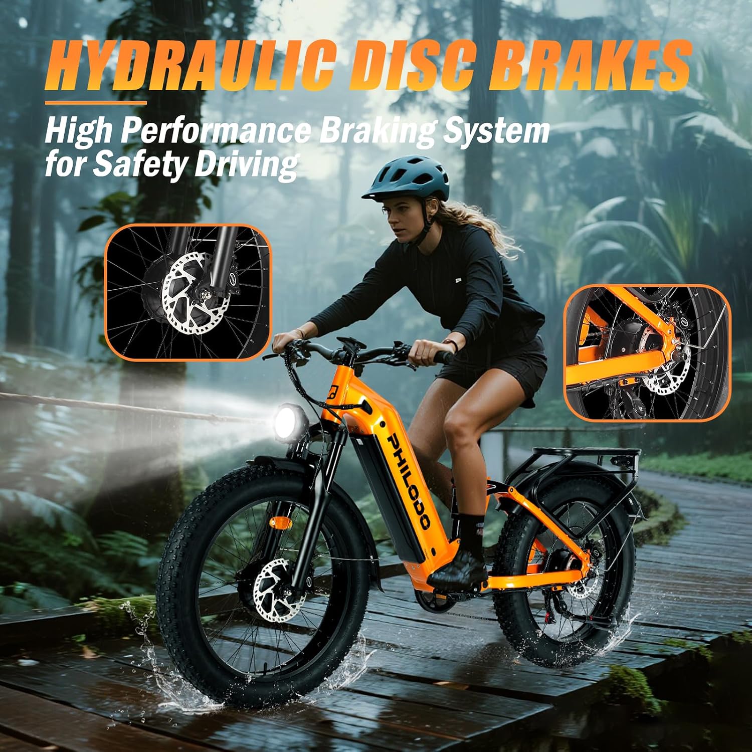 Electric Bike for Adults, 5000𝕨 Dual Motor E-Bike, 60V 32AH Long Range Dirt Bike, Fat Tire Hunting Ebike for All Terrain, Full Suspension Electric Bicycle