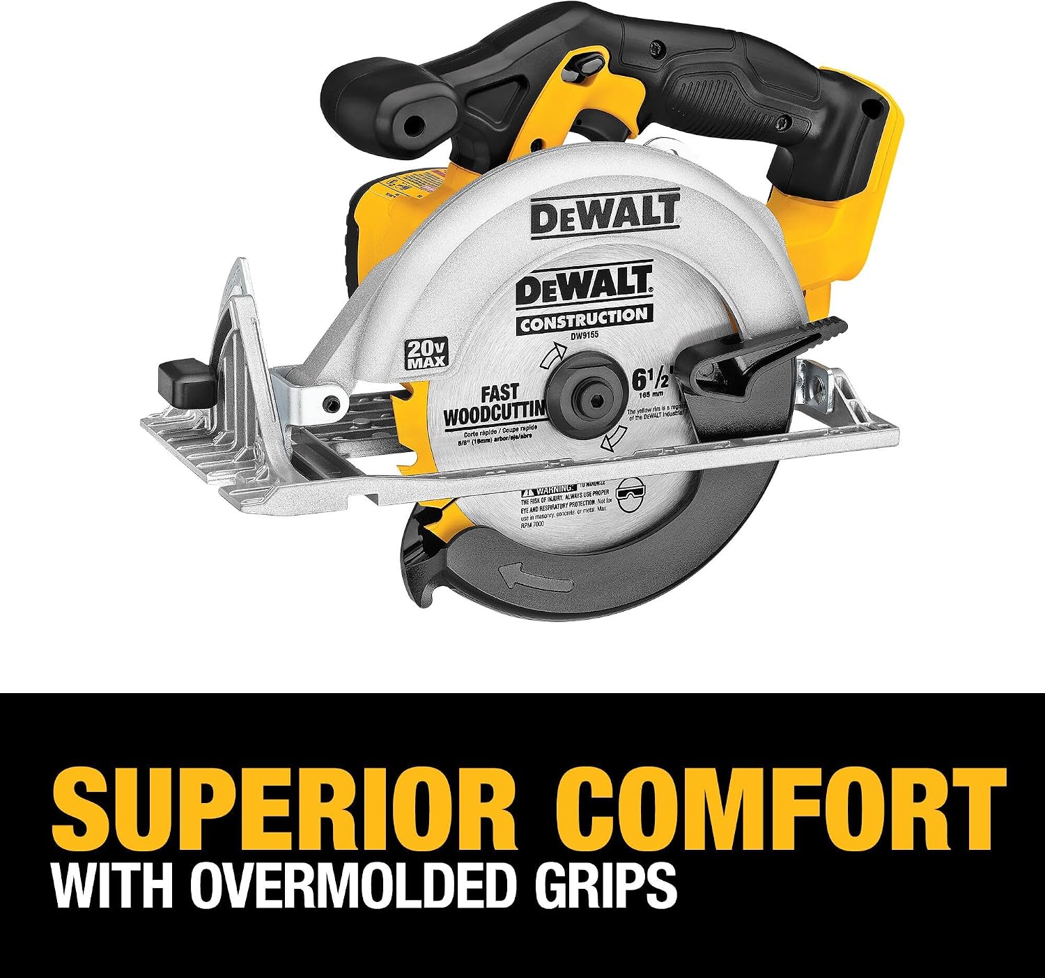 DEWALT 20V MAX Cordless Drill Driver and Circular Saw Combo Kit with 2 x 2 Ah Batteries and Charger, Contractor Bag (DCK252D2)
