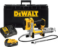 DEWALT Grease Gun Kit 20V MAX with 4.0Ah Battery and Charger, Cordless Grease Gun, LED Light, 42' Hose, 10,000 PSI, Variable Speed Triggers (DCGG571M1)