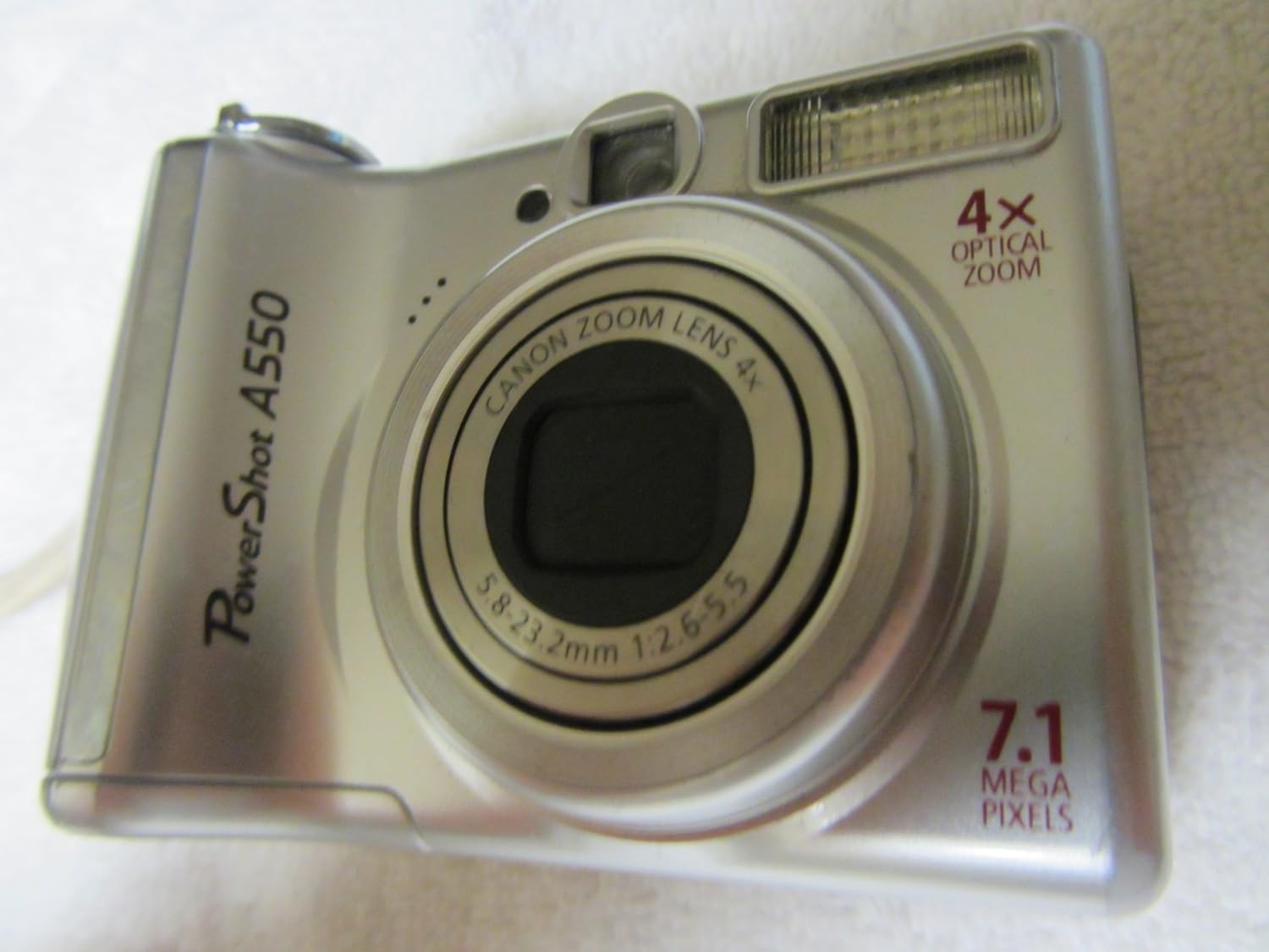 Canon PowerShot A550 7.1MP Digital Camera with 4x Optical Zoom
