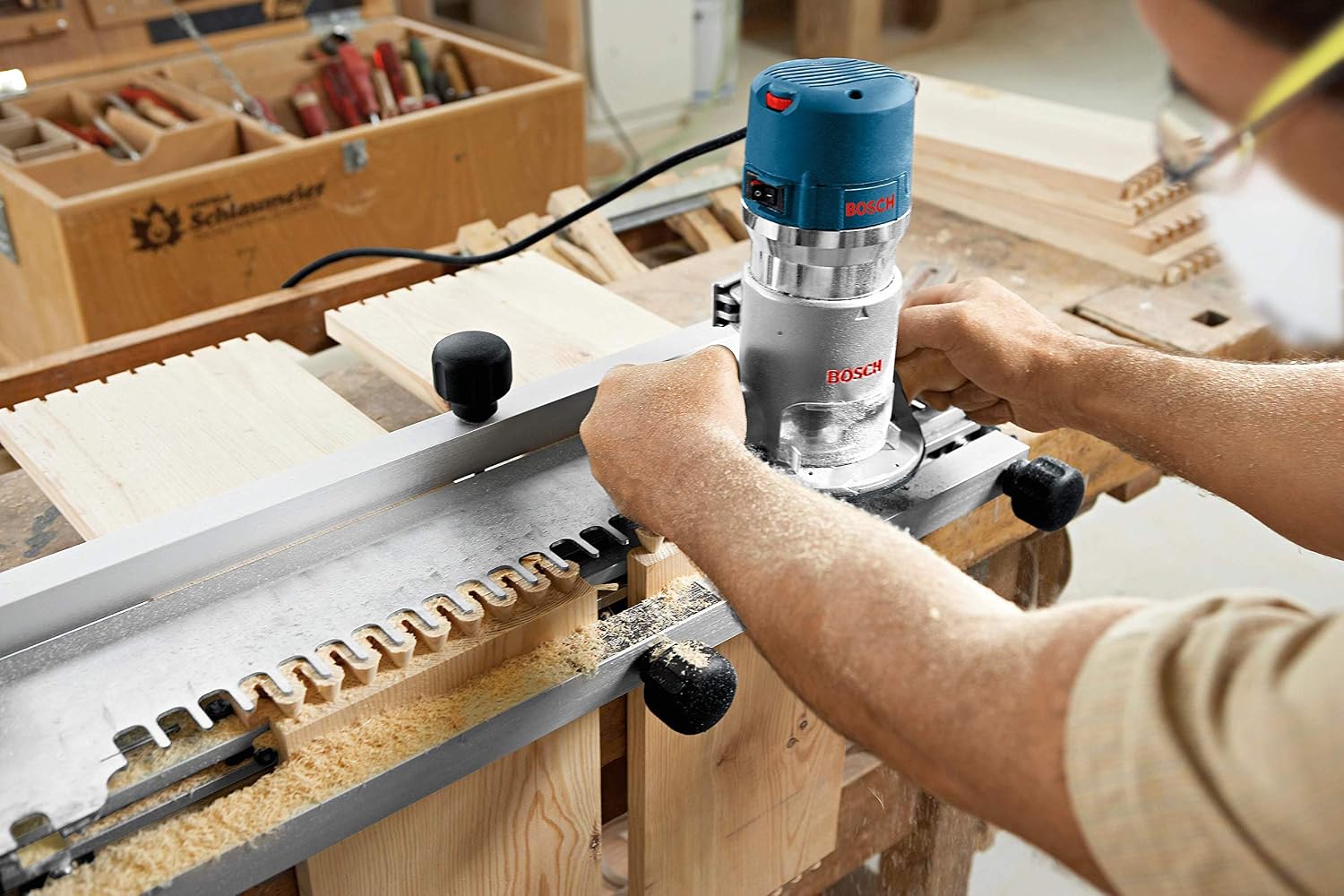 Bosch 1617EVSPK 2.25 HP Combination Plunge- and Fixed-Base Router
