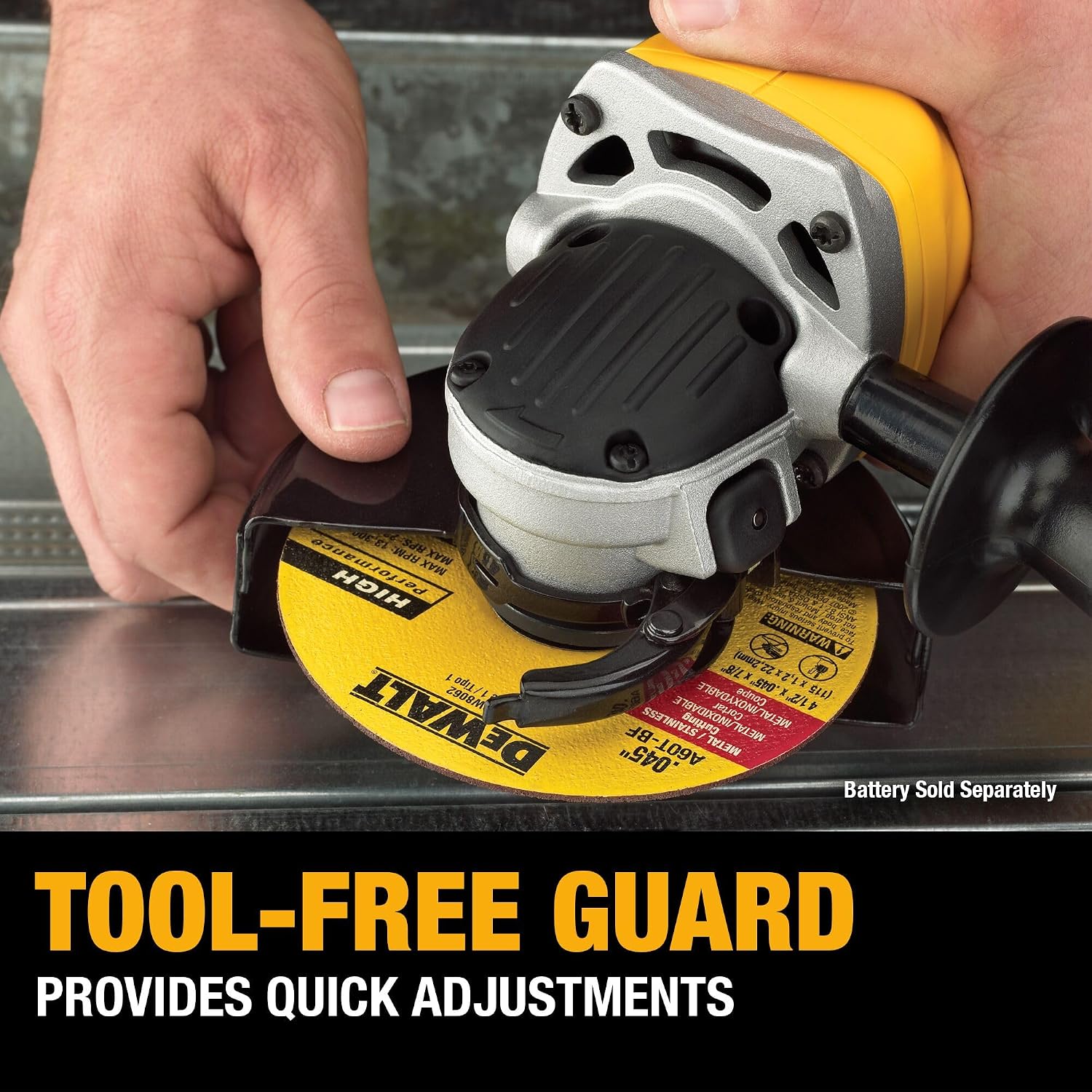 DEWALT DCG412B 20V MAX* Lithium Ion 4-1/2' Grinder (Tool Only)