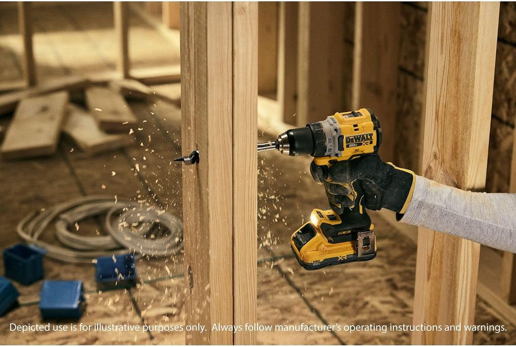 DEWALT 20V MAX XR Brushless Cordless 1/2 in. Drill Driver Kit With DEWALT POWERPACK Batteries and Charger (DCD801QQ2)