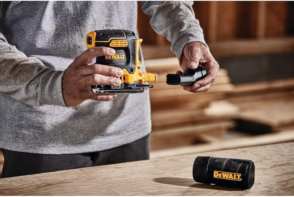 DEWALT 20V MAX XR Brushless Cordless 1/4 Sheet Variable Speed Sander (Tool Only) (DCW200B)