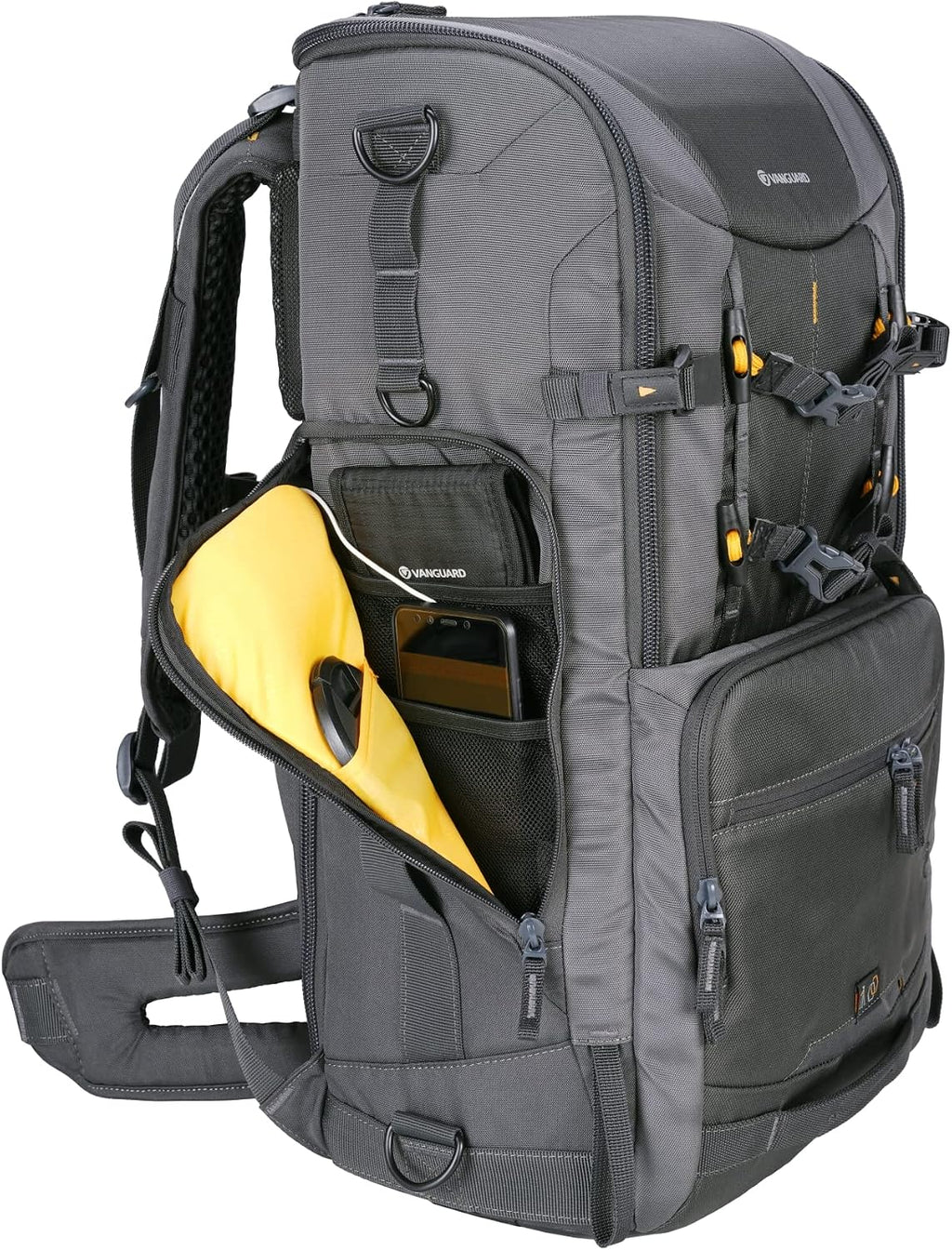 VANGUARD Alta Sky 68 Camera Backpack for pro DSLR/Mirrorless Camera with Grip Attached and 600mm/800mm lens