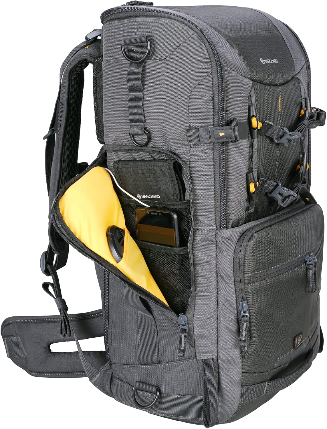 VANGUARD Alta Sky 68 Camera Backpack for pro DSLR/Mirrorless Camera with Grip Attached and 600mm/800mm lens