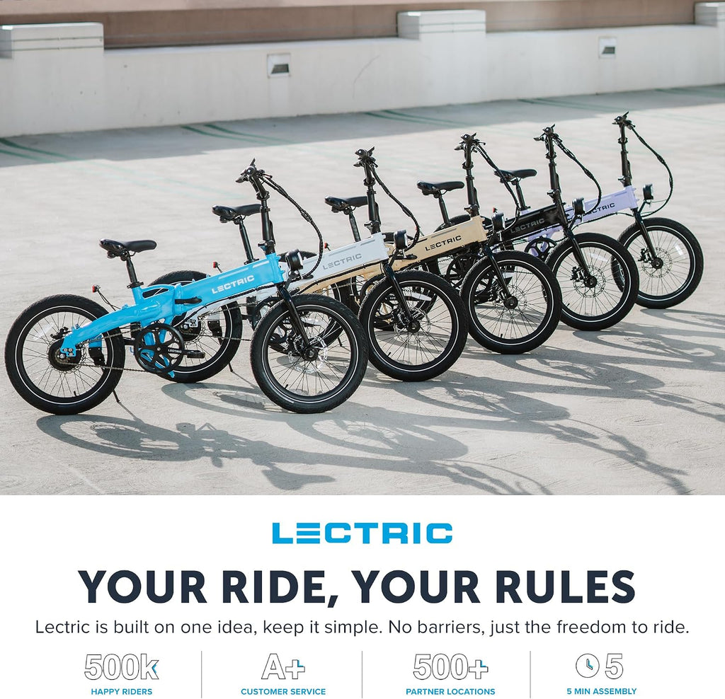 LECTRIC XP™ Lite 2.0 Electric Bike | Adult Folding Bikes - Weighs Only 49lbs | 45 Mile Range w/ 5 Pedal-Assist Levels | 20mph Top Speed - Class 1 and 2 eBike