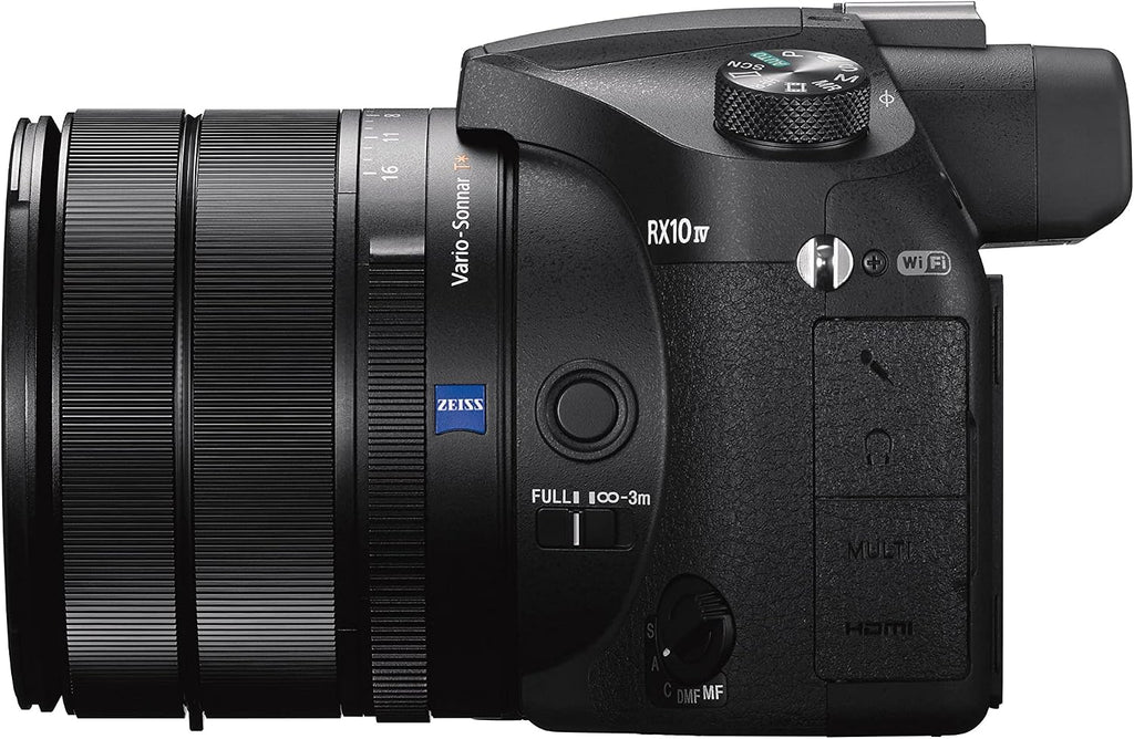 Sony Cyber‑Shot RX10 IV with 0.03 Second Auto-Focus & 25x Optical Zoom (DSC-RX10M4), Black, 2.32