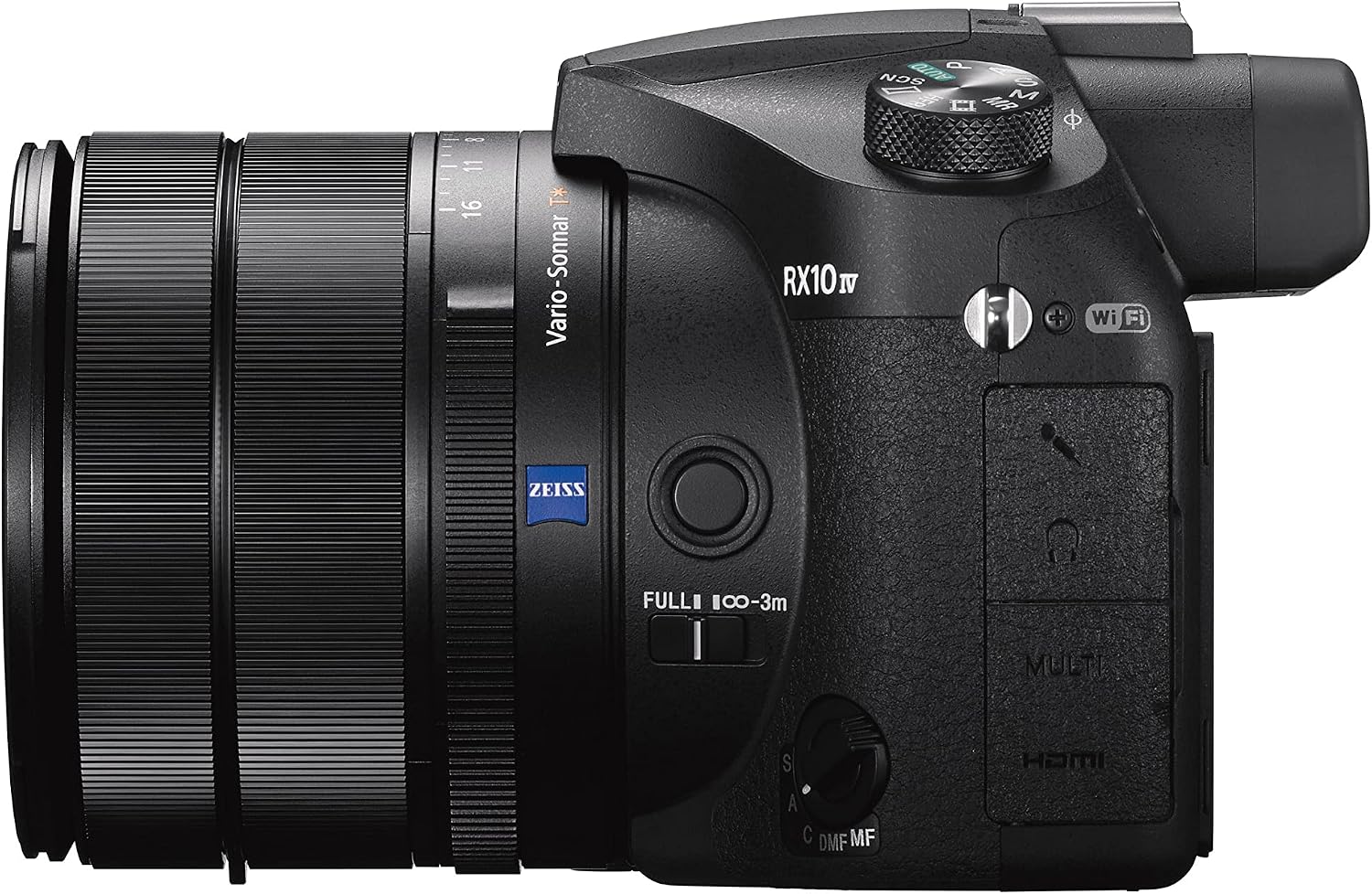 Sony Cyber‑Shot RX10 IV with 0.03 Second Auto-Focus & 25x Optical Zoom (DSC-RX10M4), Black, 2.32