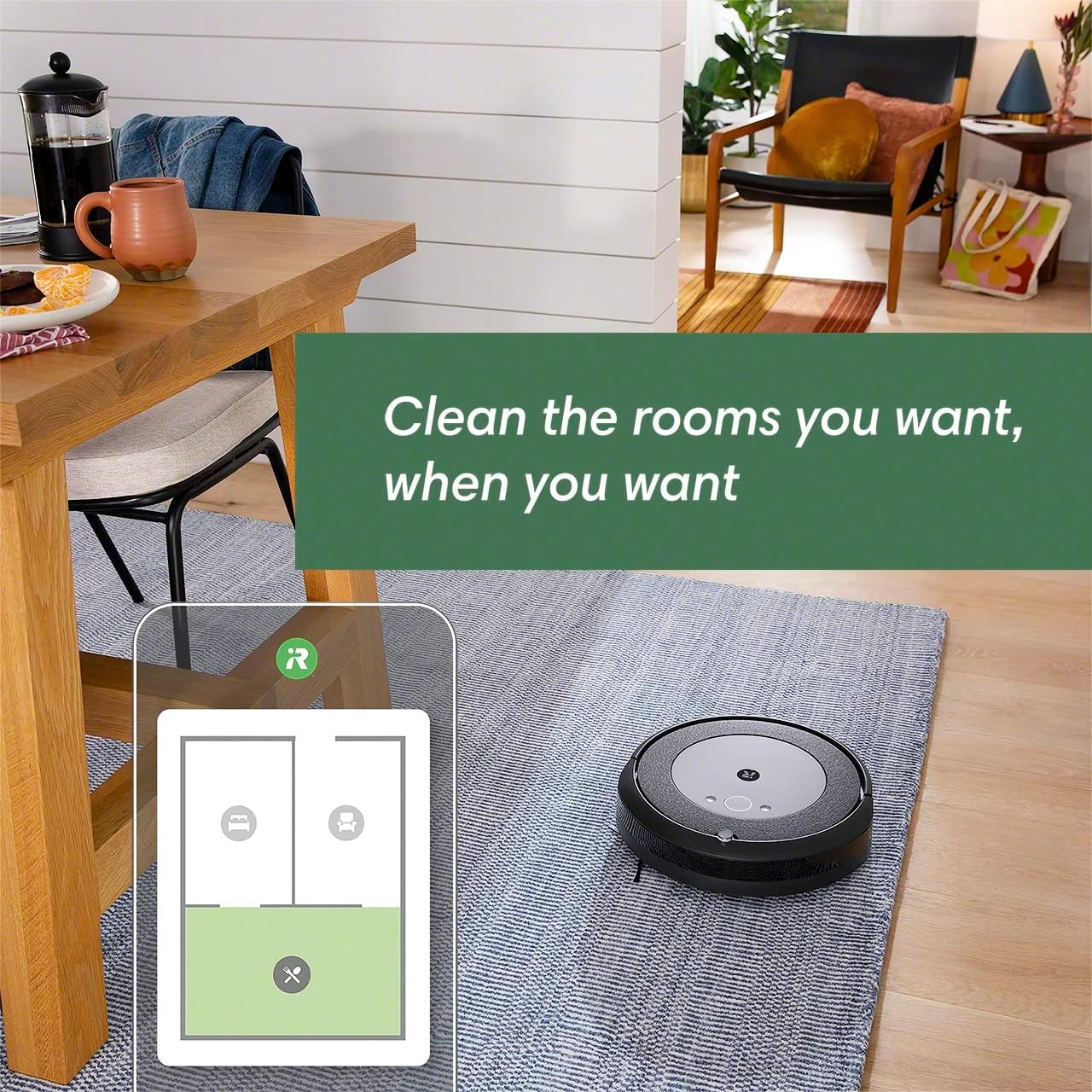 iRobot Roomba i4 EVO Wi-Fi Connected Robot Vacuum – Clean by Room with Smart Mapping Compatible with Alexa, Ideal for Pet Hair, Carpet and Hard Floors