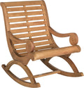 Safavieh Outdoor Collection Sonora Rocking Chair, Teak Brown
