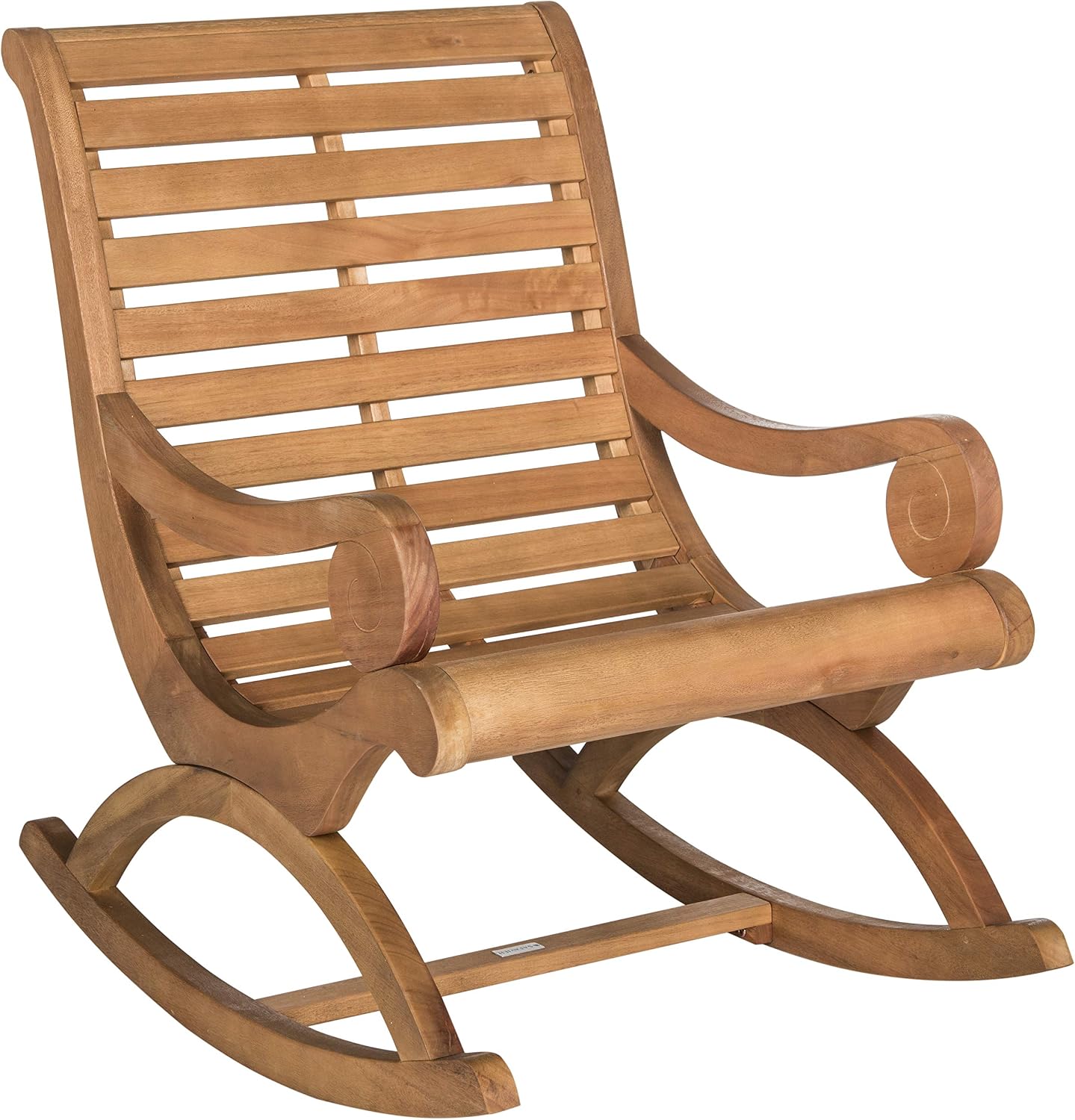Safavieh Outdoor Collection Sonora Rocking Chair, Teak Brown