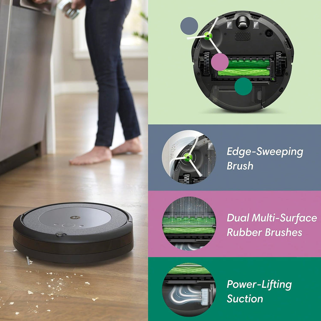 iRobot Roomba i4 EVO Wi-Fi Connected Robot Vacuum – Clean by Room with Smart Mapping Compatible with Alexa, Ideal for Pet Hair, Carpet and Hard Floors